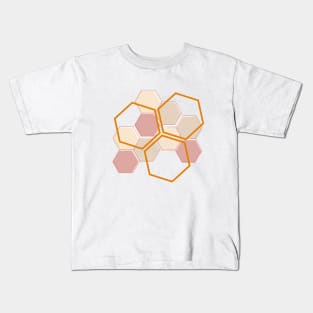 Abstract Geometric Shapes Kids T-Shirt